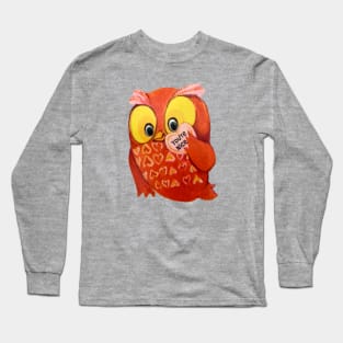 Valentine Owl - You're Nice Long Sleeve T-Shirt